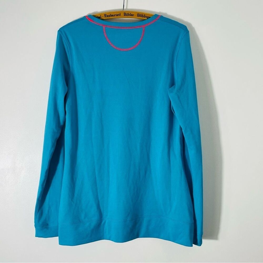 Under Armour All Seasons Gear Fitted Long Sleeve Blue Athletic Top Size XL - Picture 6 of 9